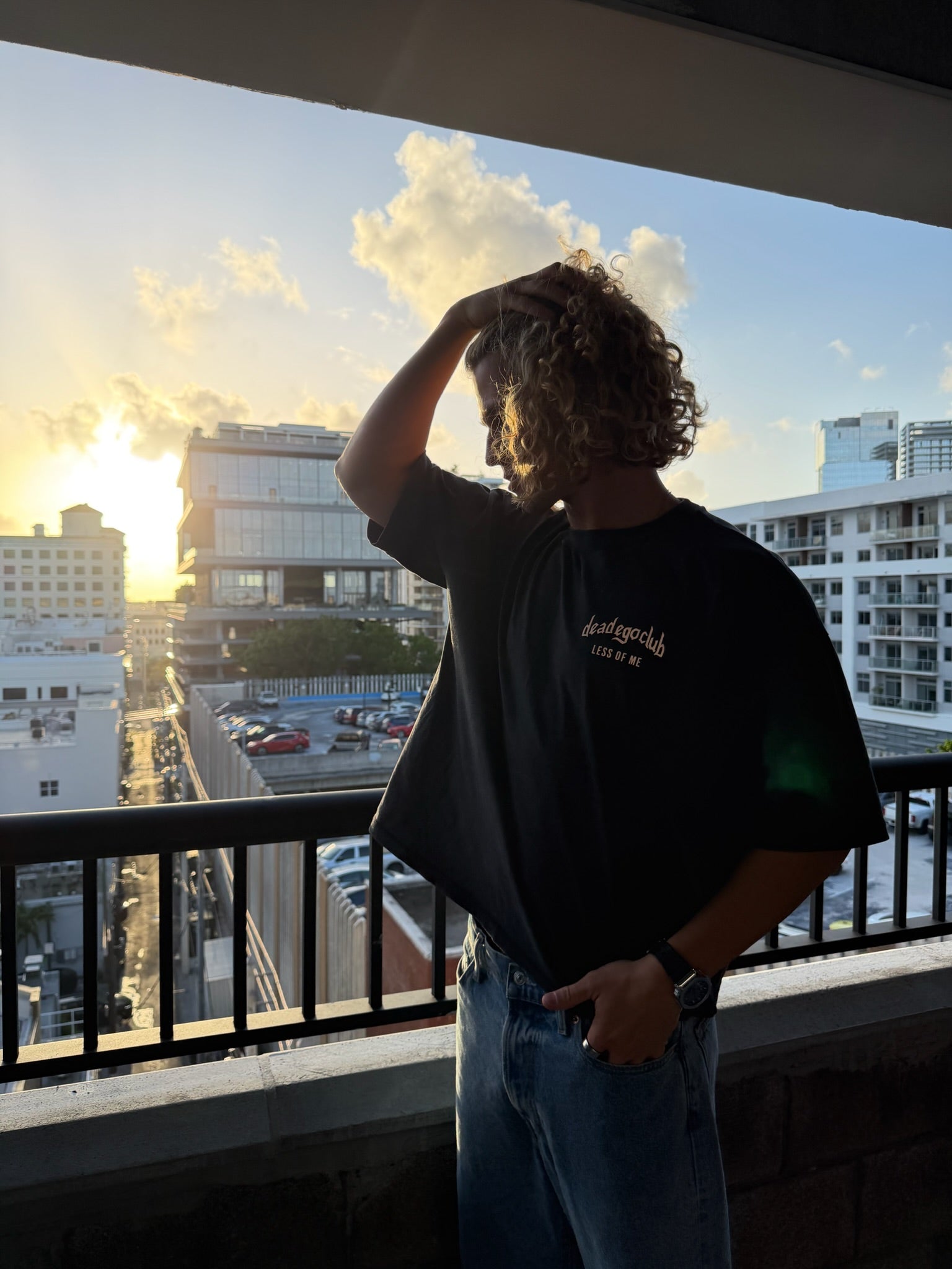 “LIGHT IN THE DARK” SILVER REFLECTIVE TEE