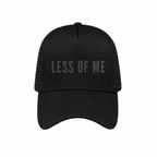 BLACK TRUCKER HAT