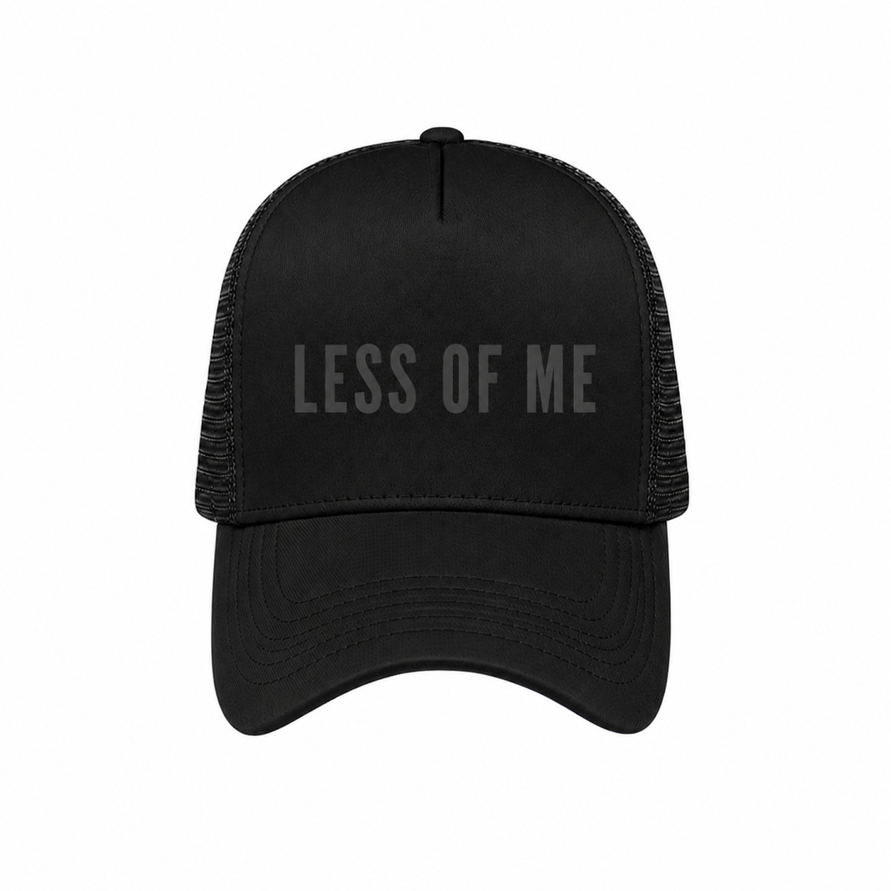 BLACK TRUCKER HAT